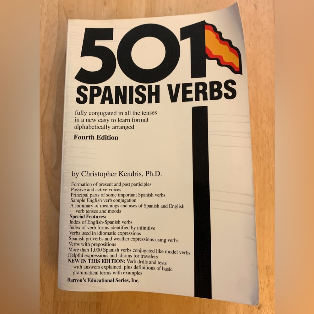 501 Spanish Verbs Fourth Edition
